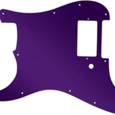 WD Custom Pickguard For Left Hand Single Humbucker Fender Stratocaster #10PR Purple Mirror