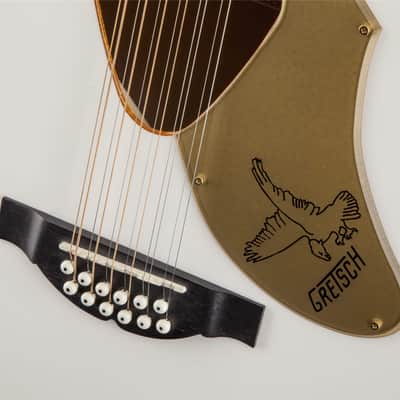 Gretsch G5022CWFE-12 Rancher Falcon Jumbo - White -NEW image 5