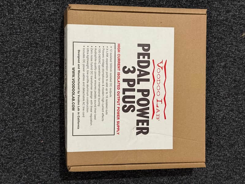 Voodoo Lab PP3P Pedal Power 3 Plus 2010s - Black image 1