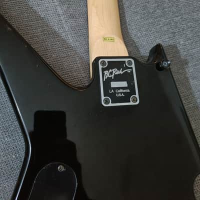 B.C. Rich Ironbird Bass 1987 - 1995 - Black Reverse Headstock Ultra Rare image 7