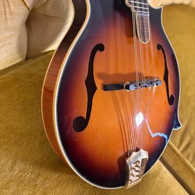 Morgan Monroe MMS5W "Tree of Life" F-Style Mandolin w/case - Sunburst image 3
