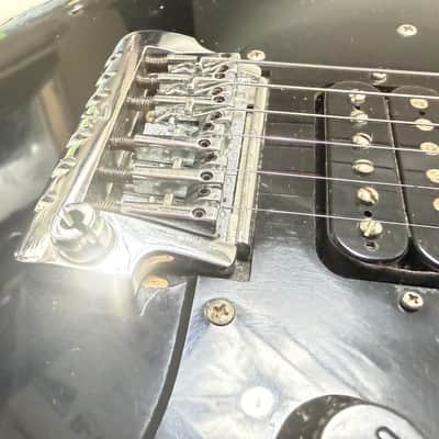 Vintage HSS Fender Contemporary Stratocaster 1986 Black Made in Japan image 11