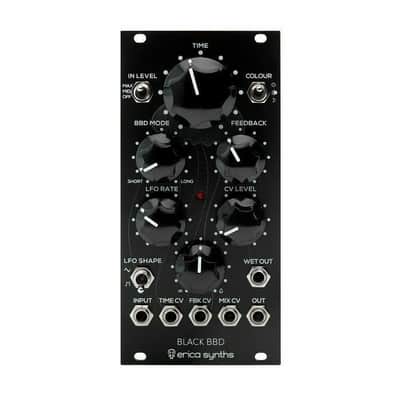 Erica Synths Black BBD Dual Tap Analogue Delay Module image 1