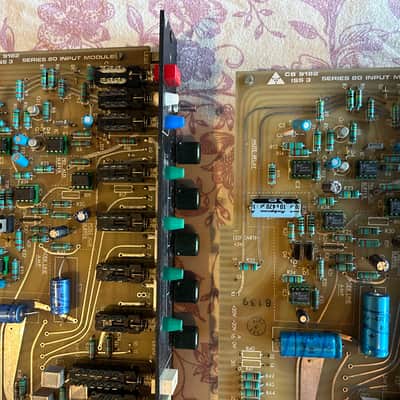 2x-Trident Series 80 input module Mic Pre EQ Vintage A version. (80B) Trident Audio Console Mixer image 6