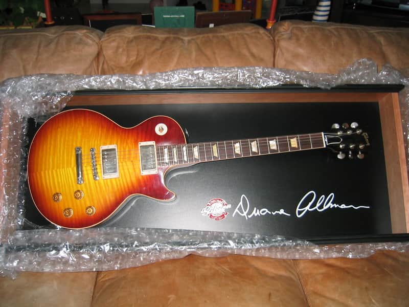 Gibson Custom Shop Duane Allman Hot Lanta Signature Les Paul 2003 chevron burst image 1