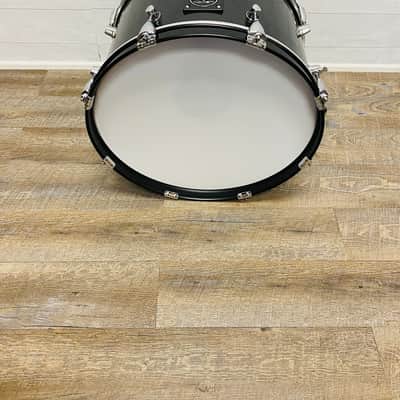 20” Lemon Black Sparkle Bass Kick Drum Trigger Pad for Roland Alesis Evans Head image 2
