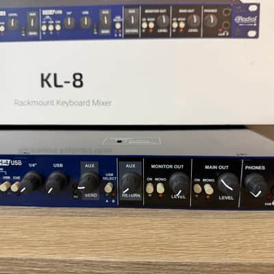 Radial KL-8 8-Channel Line Mixer 2019 - Present - Blue image 3