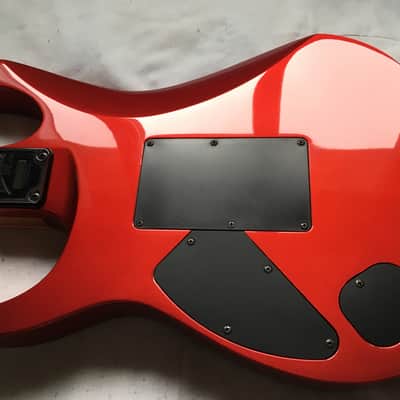 Vintage 1991 Ibanez RG770 DX Candy Apple Red Dimarzio USA Pickups jem RG550 Japan MIJ image 5