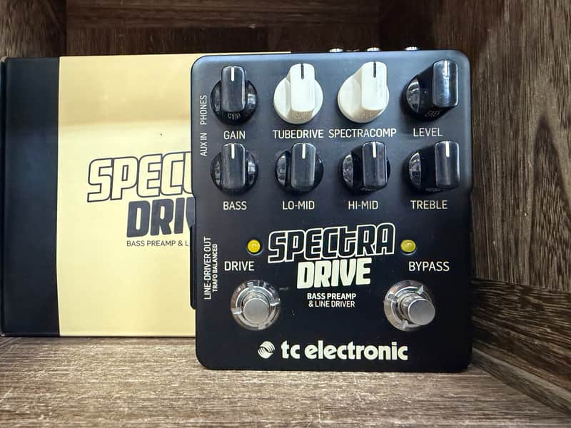 TC Electronic SpectraDrive Bass Preamp With Box 2018 - Present - Black image 1