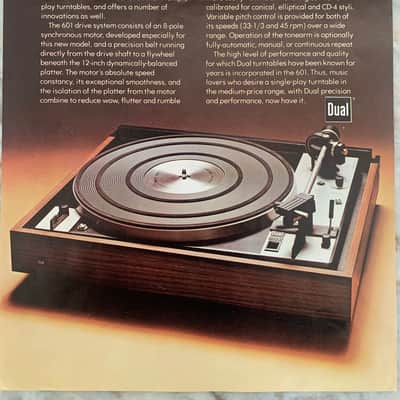 Dual 601T 550 1972 - Wood Grain Finish image 9