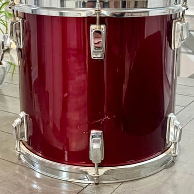 Tama Swingstar 13x12 rack tom MIJ 80s - dark red image 4