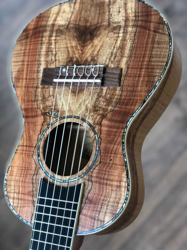 Sound Smith Acoustic Guitalele 2021 Spalted Maple image 1