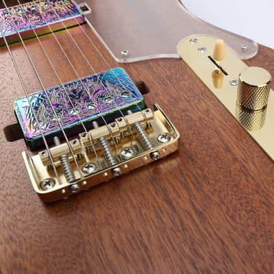 Gold Vintage Short Fixed Bridge with Brass Compensated 3-Saddle 54mm Guitar Bridge Compatible with Vintage Telecaster Tele Style Electric Guitar Replacement Parts image 6