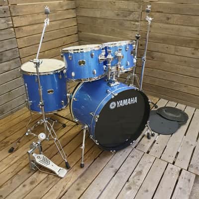 Drum Kit Yamaha Gigmaker, Blue Sparkle USED! RKYAM110223 image 1