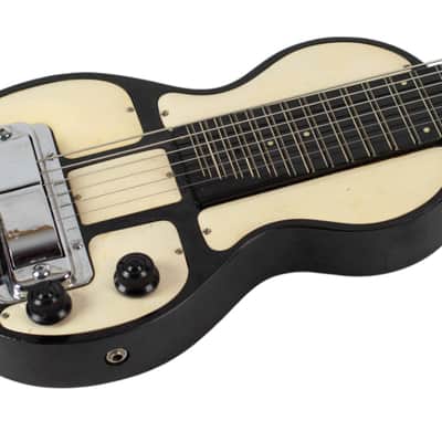 Mid-1940s Rickenbacher B-6 "Panda" Lap Steel Black & White #NSN image 2