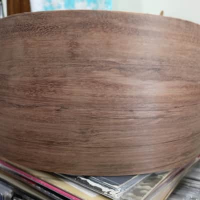 14x7 Figured Jatoba Exotic Steam Bent semi-solid bare raw snare drum Shell by Erie drums and shells image 1