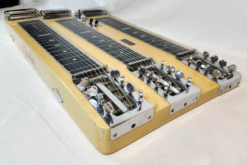 Fender Vintage Custom T-8 Triple-Neck Lap Steel, 1952, Blonde, Pre-Stringmaster, w/Case, RARE image 1
