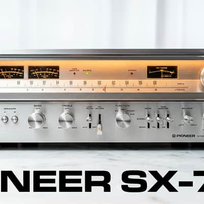 ✨ Pioneer SX-780 Vintage Stereo Receiver – Serviced, Warm LED Lamps, Wood Case, Tested – BVA image 1
