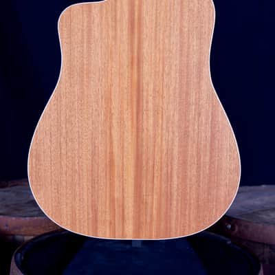 Dowina Honduran Mahogany Dreadnought LR Baggs EAS - Natural image 8