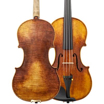 Maple Leaf Strings Craftsman Collection Cremonese Violin MLS520 VN 4/4 includes Bow & Case image 3
