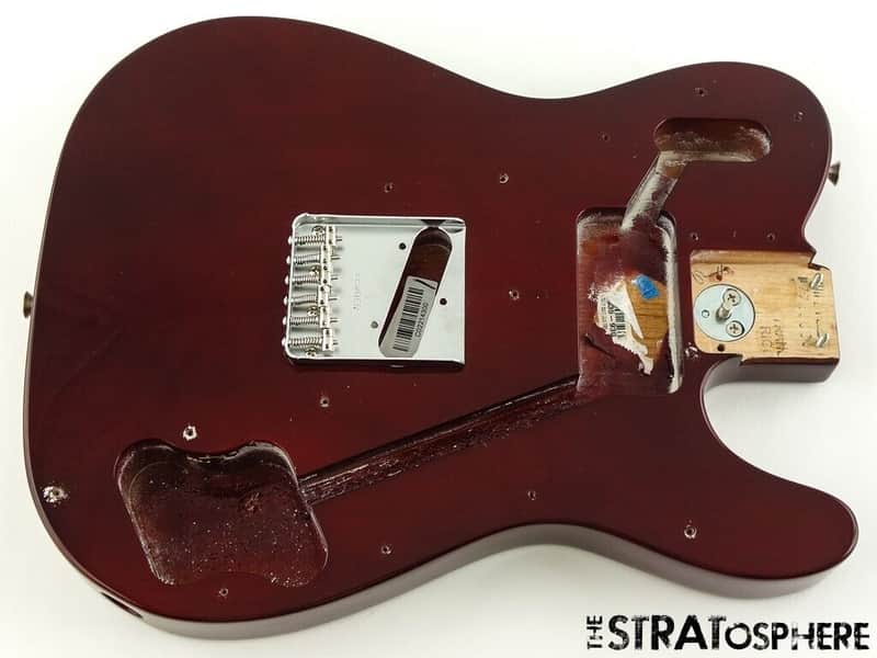 Fender AV II American Vintage Tele 1977 Custom BODY + HARDWARE 77 Wine image 1