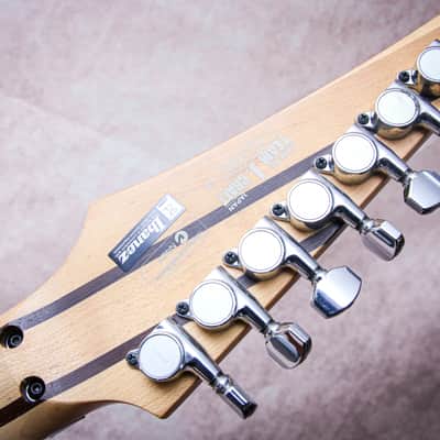 IBANEZ MIJ Universe Prestige Series UV777P-BK Steve Vai Signature Universe " Black + Rosewood" (2007) image 13