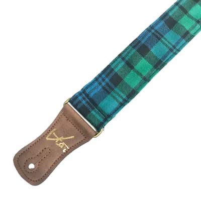 Vtar Vegan Guitar Strap - Campbell Tartan image 4