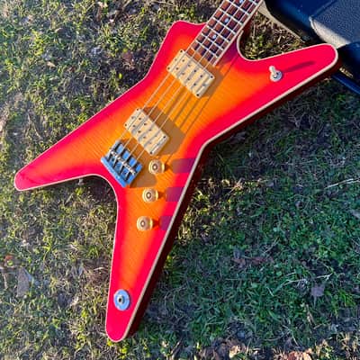 Vintage Dean ML Bass 1981 - Flame Top Cherry Sunburst image 17