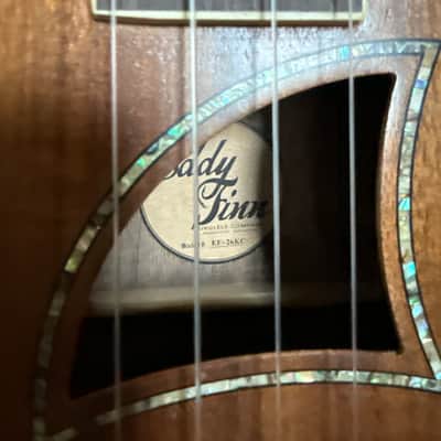 Eddy Finn EF-26-KC KOA CONCERT UKULELE W/ ABALONE image 7
