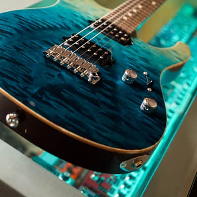 Suhr Modern Set-Neck LE - Teal Fade image 3