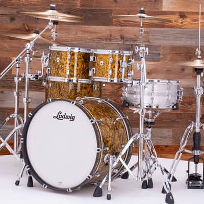 LUDWIG NEUSONIC 4 PIECE MOD 2 DRUM KIT, BUTTERSCOTCH PEARL image 8