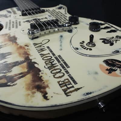 Custom Painted and Upgraded Epiphone Les Paul SL - Aged and Worn With Graphics image 19