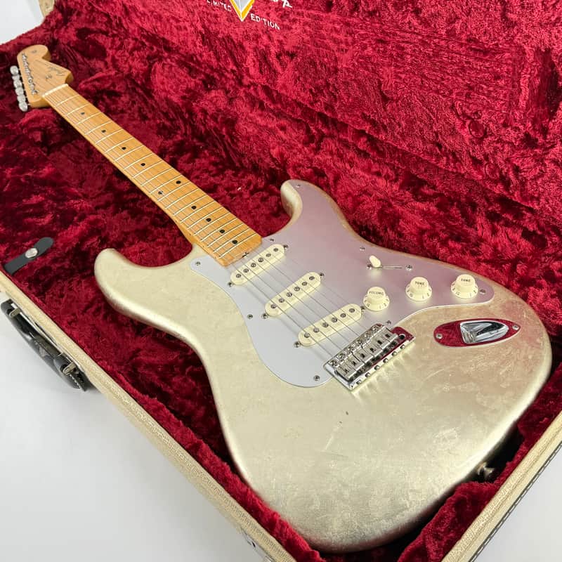 2005 Fender John Cruz Masterbuilt Salute Limited Edition Custom Shop Stratocaster - White Gold Leaf image 1