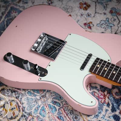 2021 Fender Custom Shop 59' Telecaster Relic Shell Pink image 18