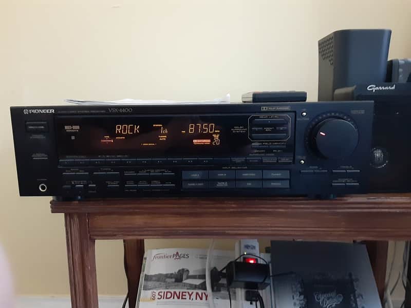 1989 Pioneer VSX-4400 A/V Receiver Made In Japan Loaded!!! W/ Manual & Remote image 1