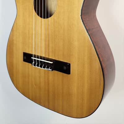 Vintage 1960s Kay K-7020 Concerto Classic Nylon-String Guitar w/ Alligator Chipboard Case image 3