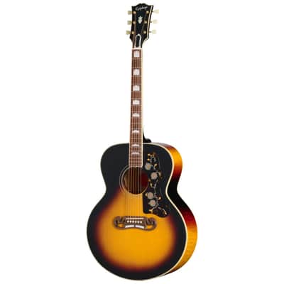 Epiphone 1957 SJ-200 Reissue Acoustic-Electric Guitar, Vintage Sunburst w/ Case image 3