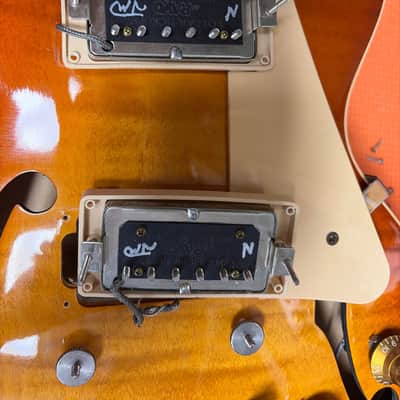 2014 Gibson Memphis ES-LP with Lollars Semi-Hollow Electric Guitar Figured Sunburst + COA OHSC image 24
