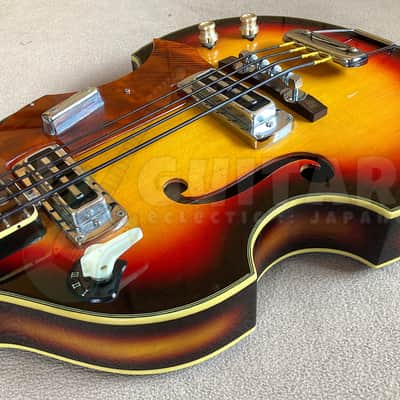 TEISCO FB-2 1968 SCROLL HEAD ***CLEARANCE*** VIOLIN BASS | Reverb
