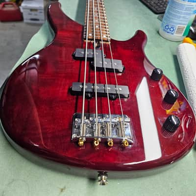 Yamaha TRBX174EW 4-string Bass 2010s - Root Beer image 1