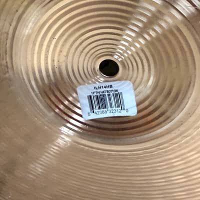 Zildjian I Series 14" Hi-Hat Cymbals Pair ILH14HT/ILH14HB B-Stock – Brilliant Finish – Made in USA image 6