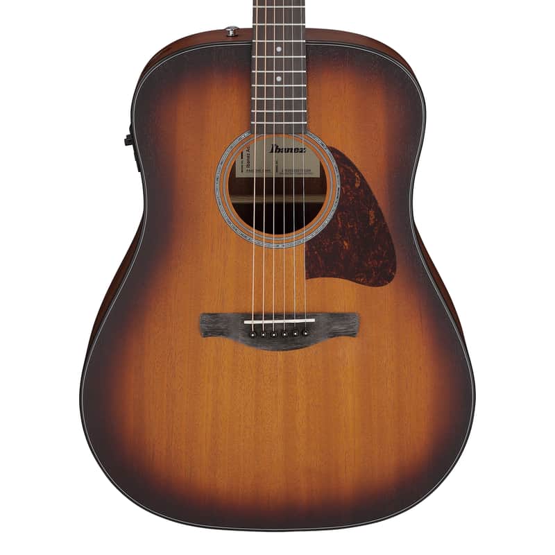 Used Ibanez AAD54E Acoustic-Electric Guitar - Open Pore Mahogany Sunburst image 1