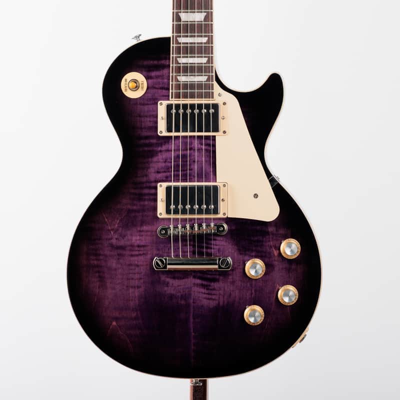 Gibson Les Paul Standard 60s Figured Top Dark Purple Burst 2025 Dark Purple Burst image 1
