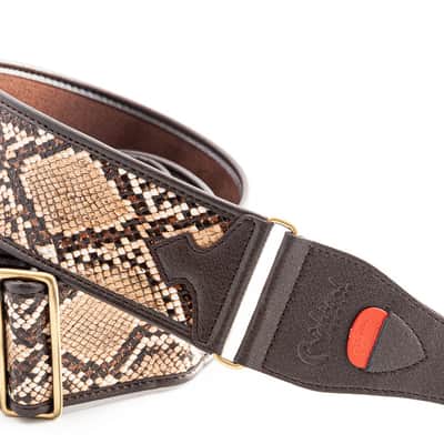 RightOn! Straps Snake II Guitar Strap – Vegan Faux Leather Design image 1