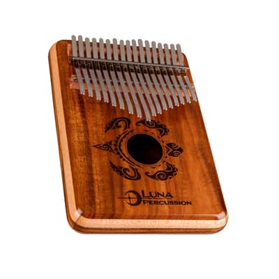 Luna Honu Koa 17 Key Kalimba Key of C LPK HONU 17C with case image 2