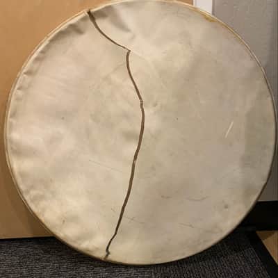 Set of 4 - Vintage Slingerland 22" & 28" Calfskin Bass Drum Heads (Rm3) image 6