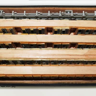 Hohner Tango VM Accordian made in Germany Original Piano Accordion, incl. New Straps Soft Case, Quality Concert Accordion, 2386, Amazing Rich Sound image 12