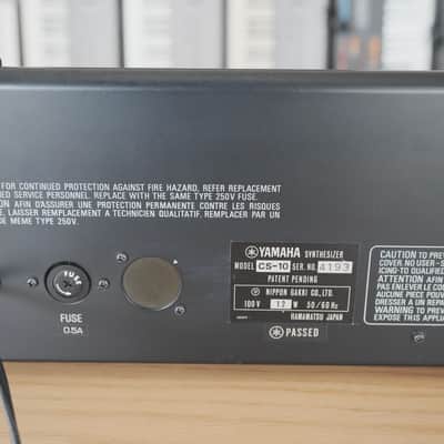 ✅ Yamaha CS-10 Synthesizer ✅ Perfect Working / Original Case. image 8