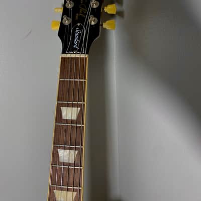 Left Handed 1950s Les Paul Standard Goldtop Electric Guitar image 4