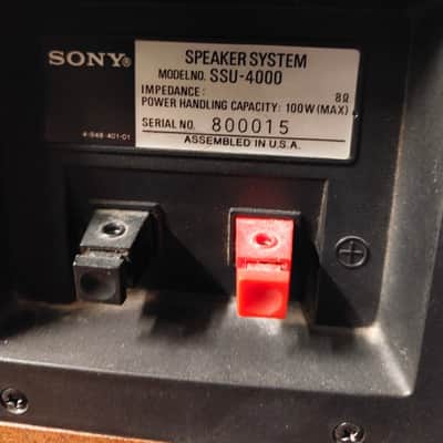 Sony SSU-4000 Speakers image 5